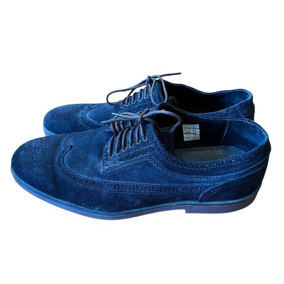 Swear London Men\'s Logan 03 Size 45 Oxford Blue Nubuck Leather‎ Office Business main image 3